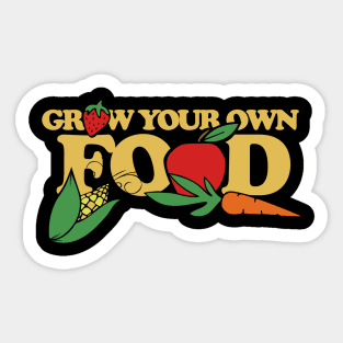 Grow your own food Sticker